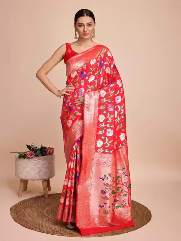 flower saree