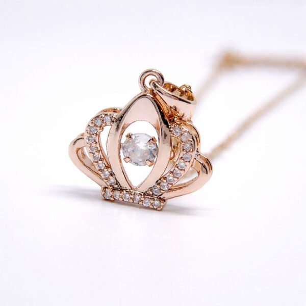 diamond crown necklace for women royal pendant necklace gold crown pendant women crown jewellery